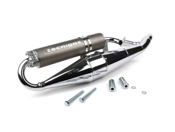 Uitlaat Tecnigas Nextr Chroom Derbi Lc 50 Cc (derbi)