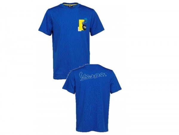 T-Shirt -VESPA "Heritage Collection"- blauww - L