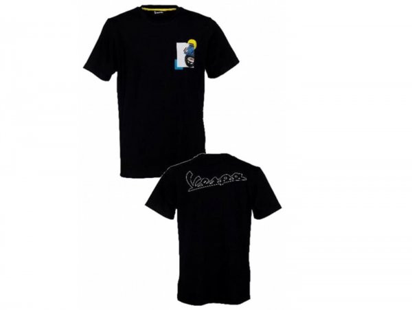 T-Shirt -VESPA "Heritage Collection"- zwart - XXXL