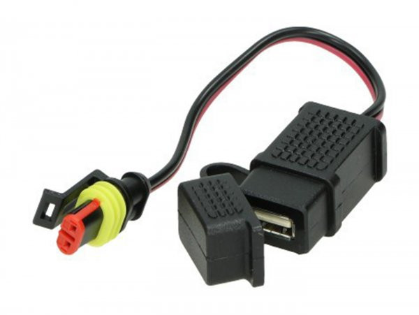 Usb Steckdose, Hoekiger  Typ, waterdicht piaggio (Piaggio, Vespa Modern)
