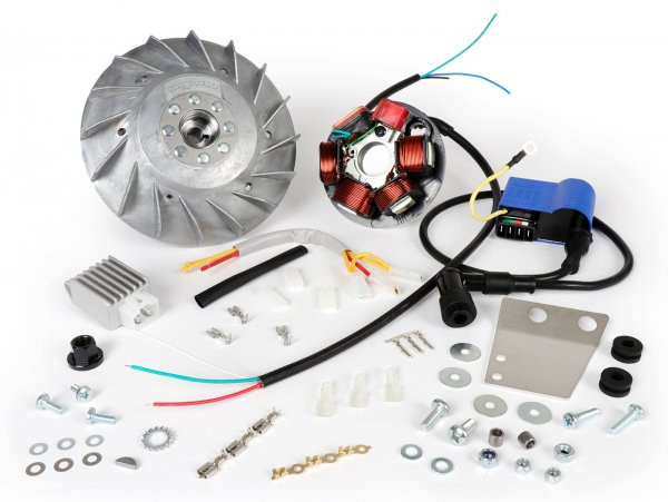 Ontstekingset BGM Pro 12v Touring Elektronisch, Uitvoering Voor Großen Ø20/24mm Konus (pk Krukas)  Toegepast Voor Ombouwset Naar Elektronische Ontsteking
