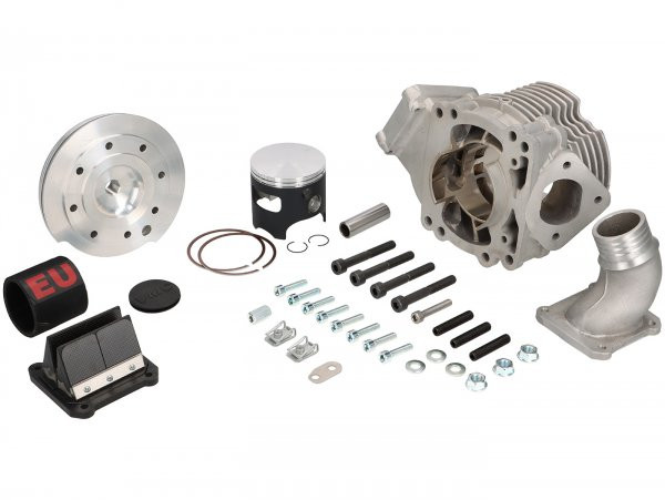 Cilinder -egig Performance 220cc, Single Exhaust Port, Gat  Ø68mm, Slag 60mm, DRijfstang  117mm