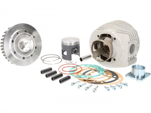 Cilinder Vmc Stelvio 177 Cc Ø63, Slag=57mm, Aluminium, Bougie Schuin, Vespa Px125, Px150, Cosa125/150, Gtr125, Ts125, Sprint Veloce (vlb1t 0150001-), Lml Star/stella 125/150, Motovespa Px125 Iris(99m), Px150 Iris(75m), 125 Cl (9cl), 150 Cl (9nc)