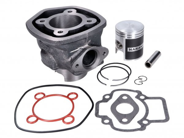 Cilinder naraku V.2 70cc voor Piaggio Lc 5vierkant (Aprilia, Derbi, Gilera)