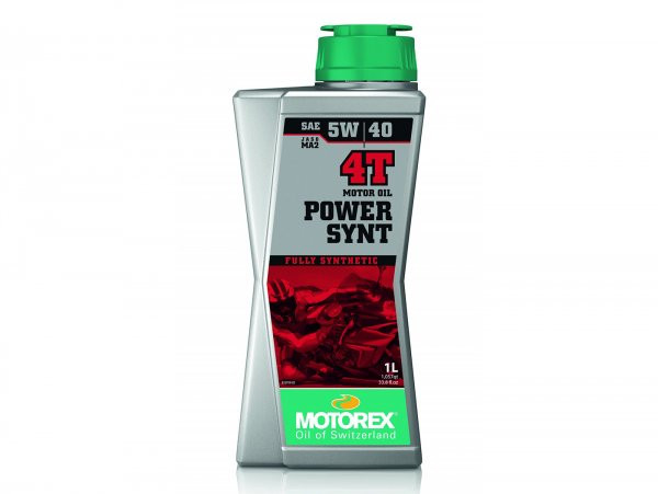 Oil Motorex Power Synt 4t 4stroke Sae 5w40 Fully Synthetic  1000ml