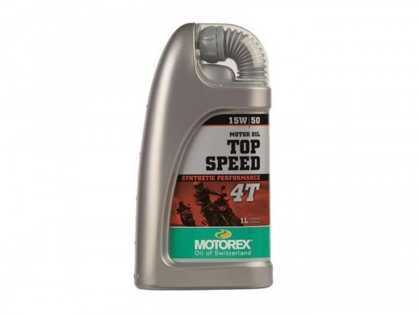 Oil Motorex Top Speed 4t 4stroke Sae 15w50 Synthetic  1000ml