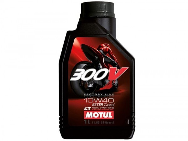 Oil Motul 300v 4stroke Sae 10w40 Fully Synthetic  1000ml