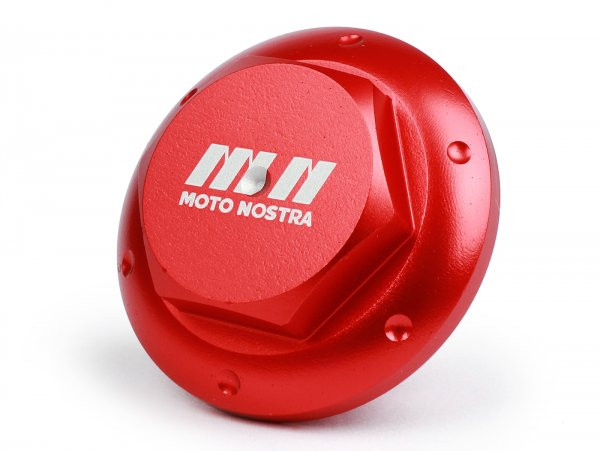 Oil Drain Plug Moto Nostra, Cnc, Red
