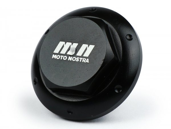 Oil Drain Plug Moto Nostra, Cnc, Black Shiny