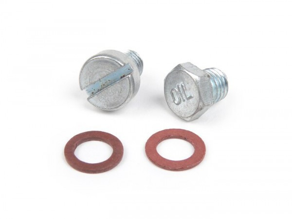 Ölablassschraubenset M8 X 8mm oem Kwaliteit (Vespa (Augsburg), LML, Vespa (Motovespa))