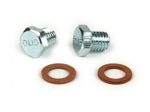 Oil Drain Plug Set M8 X 8mm Oem Quality