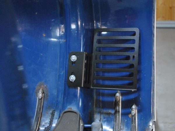 Oil Jerrycan Bracket   Rhs