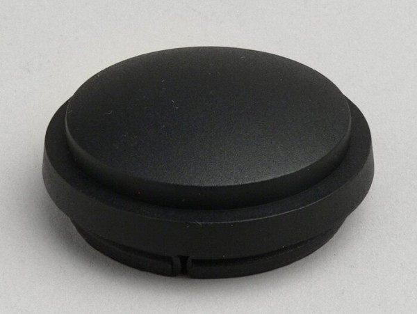 Cover For Wheel Nut / Brake Drum Ø=39mm Piaggio Front  Black