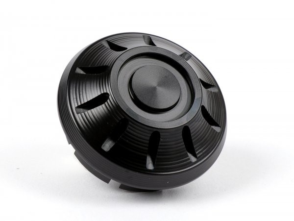 Cap Wheel Nut / Rim Ø=35mm Moto Nostra, Cnc, Shiny Black