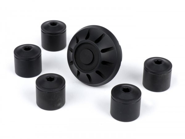 Caps  Moto Nostra, Cnc, Black Mat