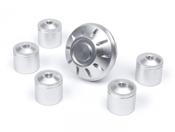 Caps  Moto Nostra, Cnc, Silver