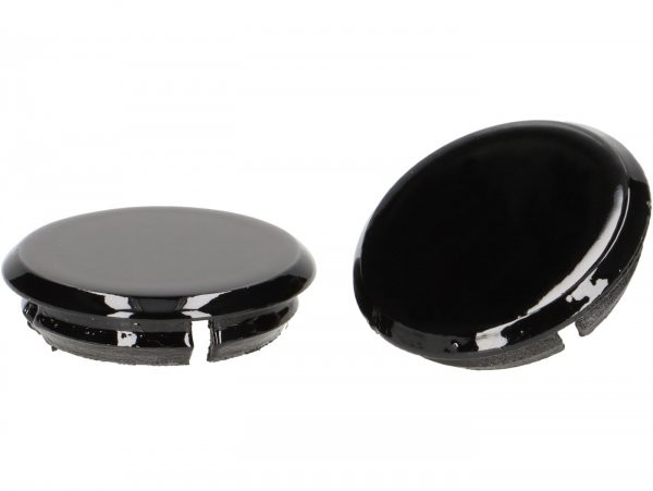 Pair Of Covers For Mirror Hole Moto Nostra, Nero Deciso (94)