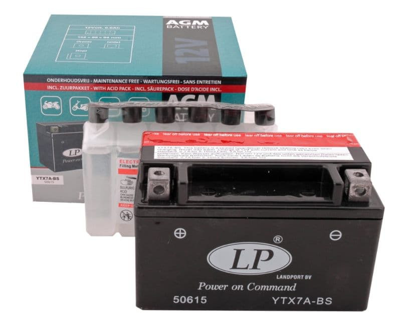 Accu Landport Ytx7A-Bs Agm (12V/7A)