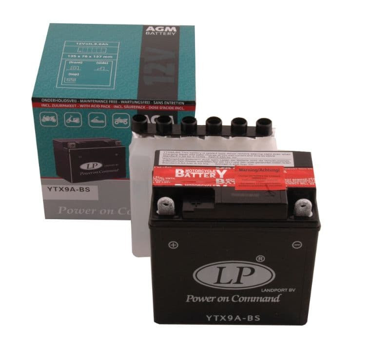 Accu Landport Ytx9A-Bs Agm (12V/9A)