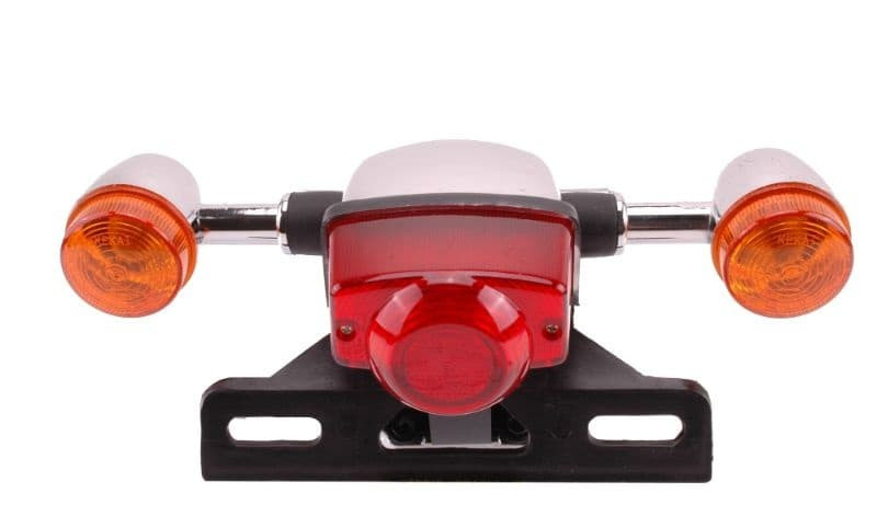 Achterlichtunit Compleet Incl Raw Chroom Oem | Agm Retro