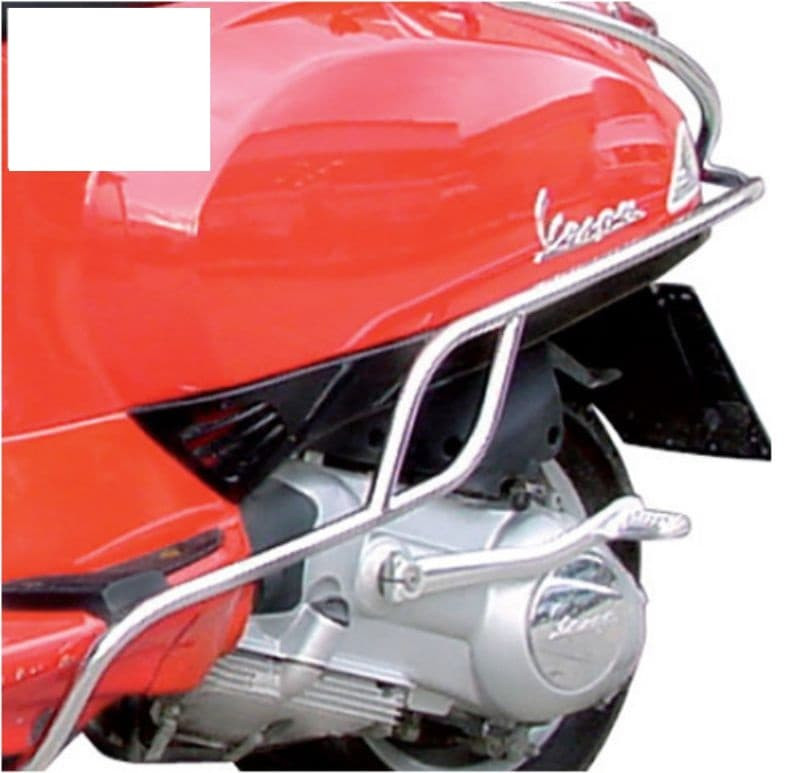 Achtervalbeugelset Oem Chroom | Vespa S