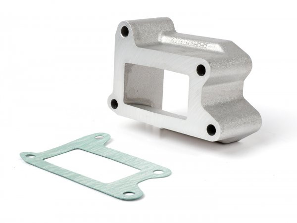 Intake Manifold (without Attachments) For Engine Housing Malossi Vrone, Diaphragm Inlet Vespa Px