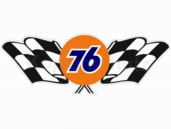 Sticker 140 X 50mm „76 Flags“