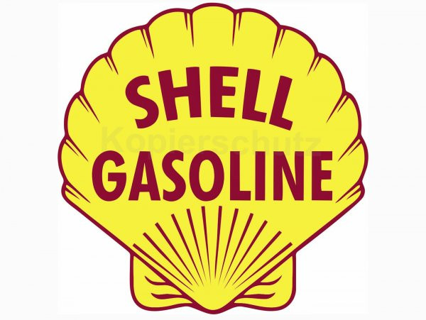 Sticker 100 X 100mm „shell Gasoline“