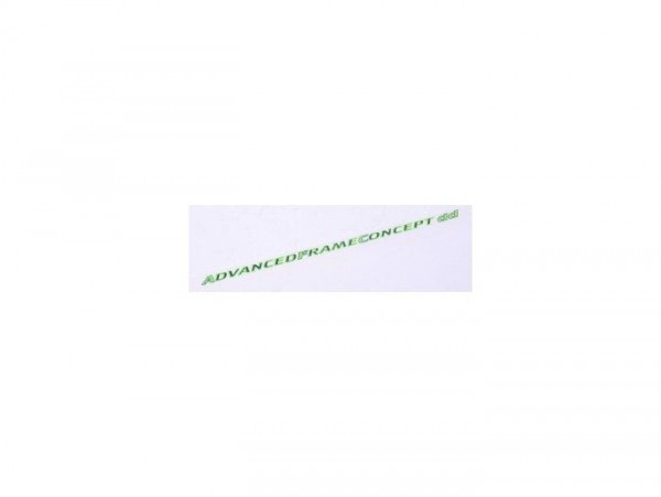 Sticker "Advanced Frame Concept" Piaggio- Gilera Runner - zilvern Moonlight (729)