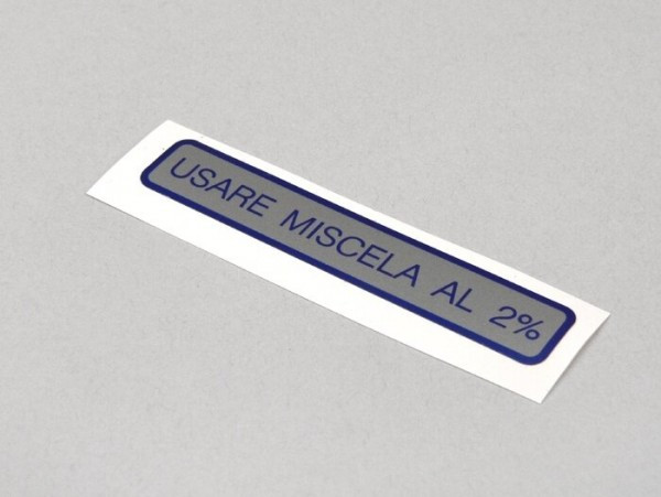 Sticker For Fuel Tank Cap Oem Quality  Blue