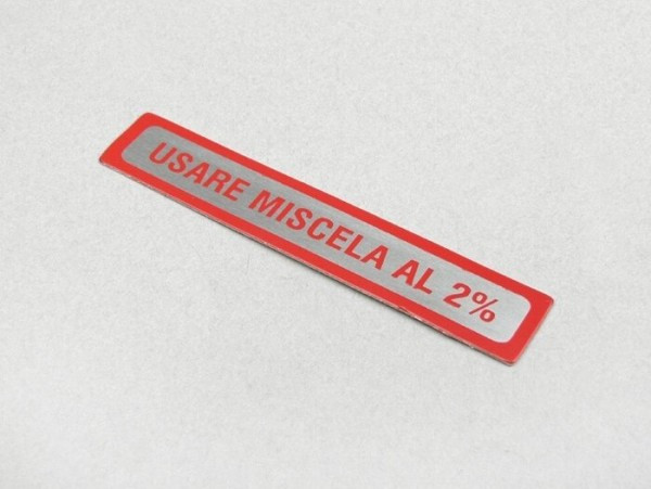 Sticker For Fuel Tank Cap Oem Quality  Red