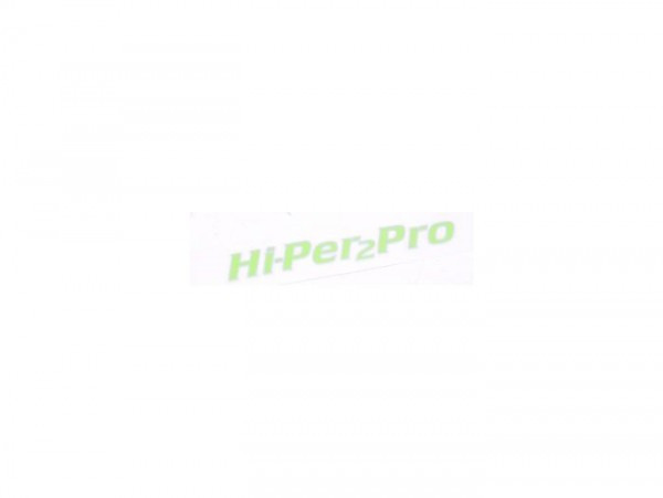 Sticker "Hi-Per 2 Pro" Piaggio- Piaggio NRG Power - Alu Effect (682)