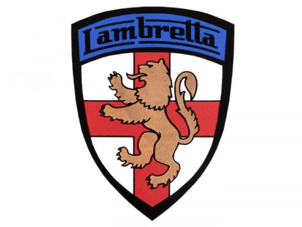 Sticker lambretta Lion 75x60mm (Lambretta (Innocenti), Lambretta (SIL))