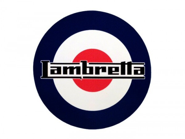 Sticker Lambretta Target Lambretta Ø=70mm (lambretta (innocenti), Lambretta (sil))