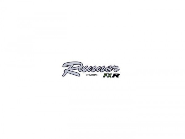 Sticker "runner" Piaggio- Gilera Runner - Zilvern Moonlight (729)