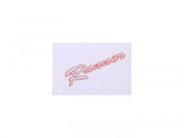 Sticker "Runner" Piaggio- Gilera Runner - zwart Metaalic (197)