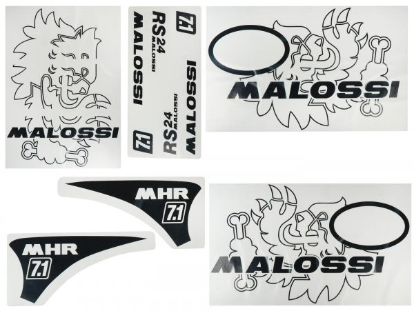 Sticker Set Trophy Malossi Vespa