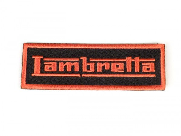 Patch Lambretta Orange  90x30mm