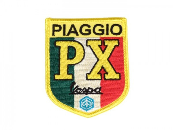 Patch Piaggio Px (tricolore) 65x80mm
