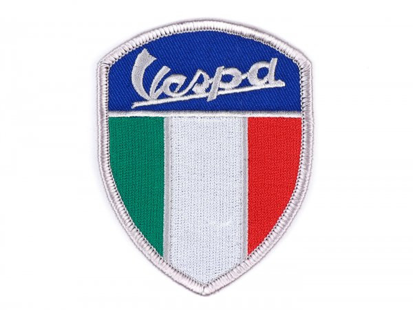 Patch Vespa (tricolore) 65x85mm