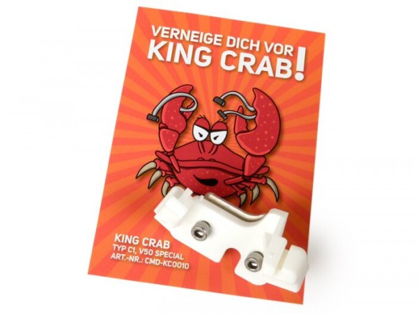 Bracket Throttle And Gear Change Cable In Handlebar Cmd King Crab (type C1)  Trapezoidal Headlight
