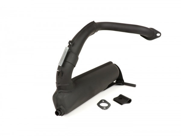 ExhaustBGM Pro Banana Touring Vespa V50  Black