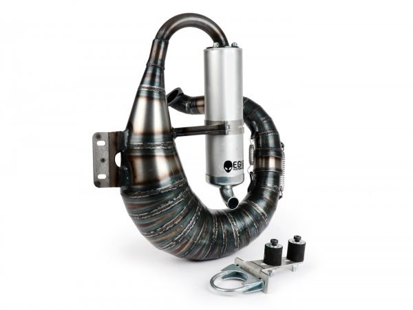 Exhaust Egig Performance Cobra Evo Ø=37mm (5462mm Stud Spacing), Screwed Rear Silencer (Ø70mm)