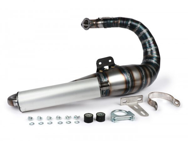 Exhaust Egig Performance Vra Quattrini M200 Ø=44mm, Screwed Muffler  Shock Absorber Offset Necessary