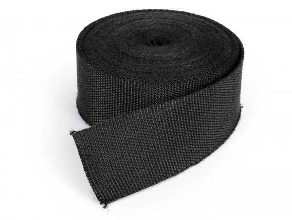 Exhaust Insulating Wrap Silent Sport, Black 10m X 50mm