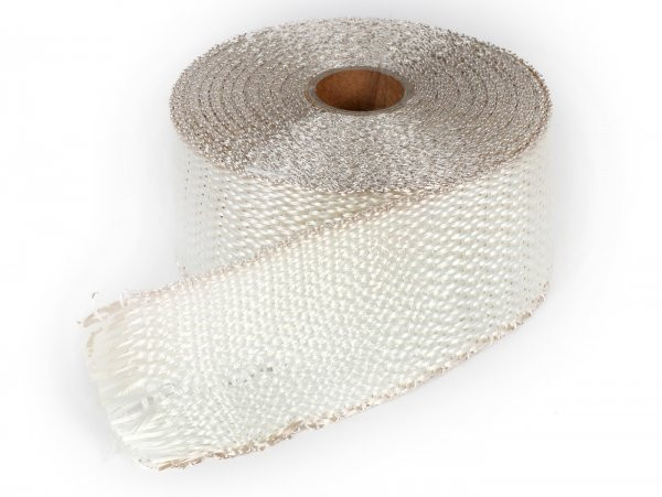Exhaust Insulating Wrap Silent Sport, White 10m X 50mm