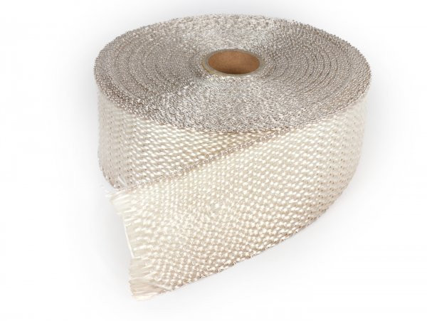 Exhaust Insulating Wrap Silent Sport, White 15m X 50mm