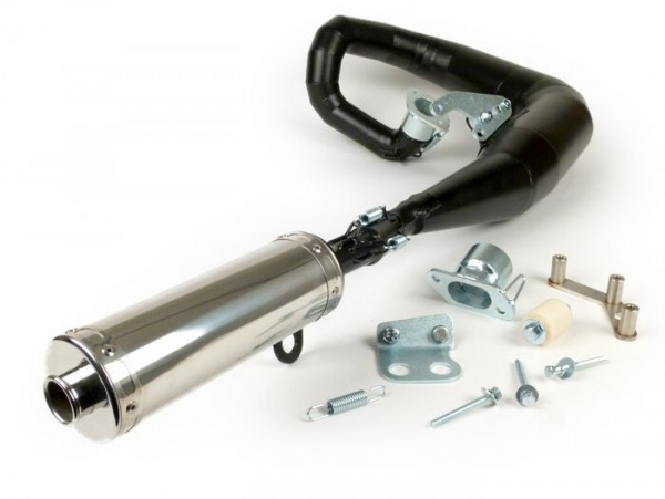 Uitlaat Jl Franspeed Supertourer  Zwart (lambretta (innocenti), Lambretta (serveta), Lambretta (sil))