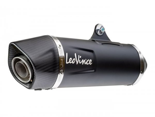 Exhaust Leovince Nero Evo 2 Slipon  Stainless Steel Black
