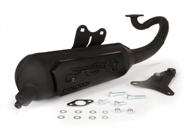 Exhaust Malossi Wild Lion Homolgated Aprilia Scarabeo 50 2t (minarelli)
